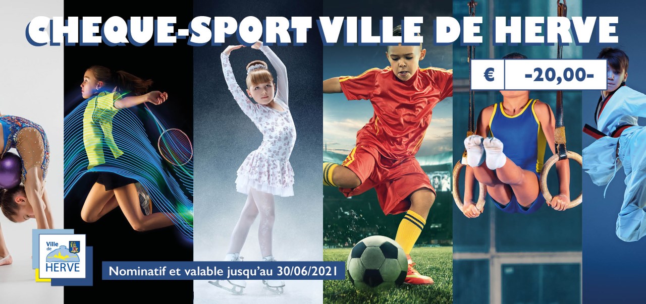 Chèque sport de la ville de Herve